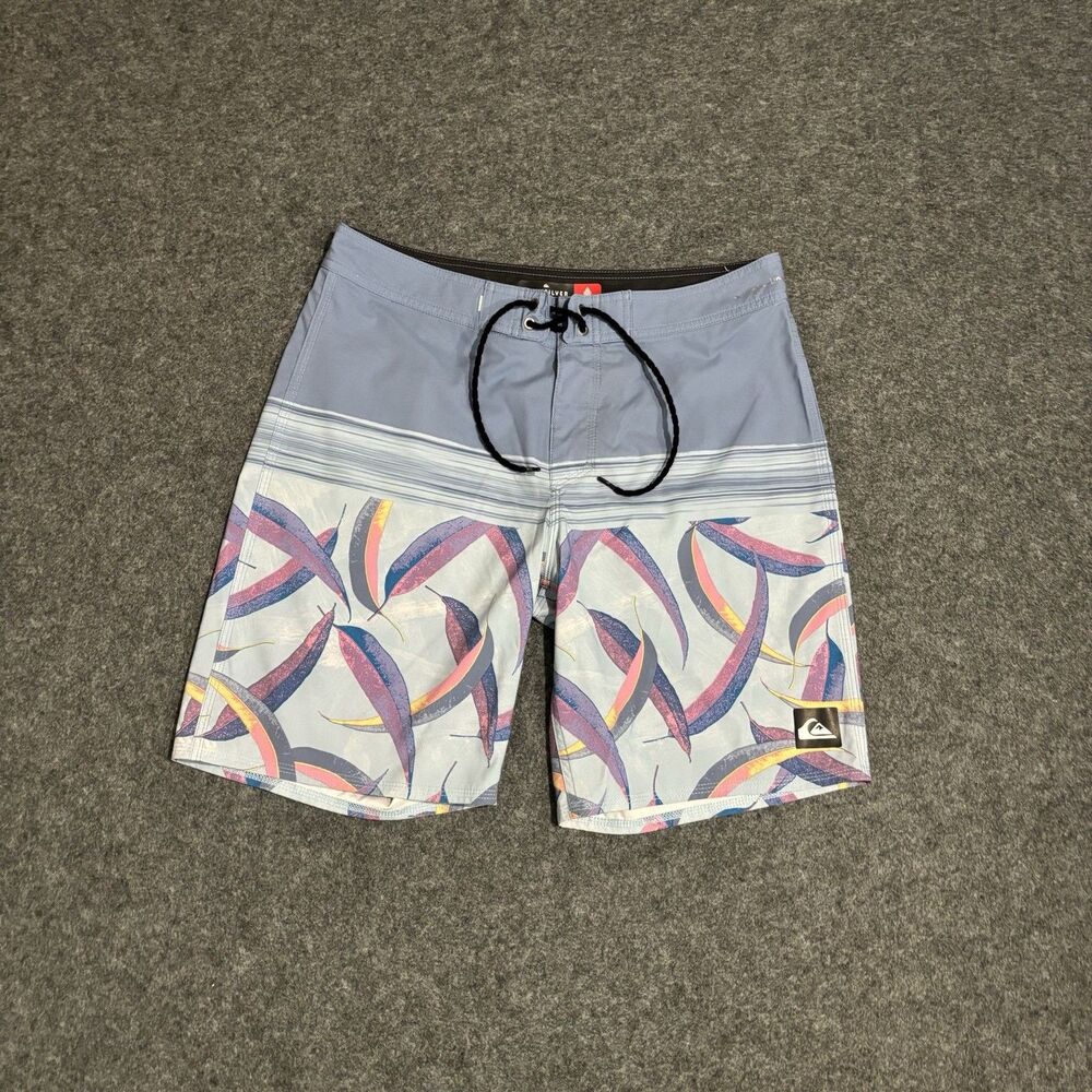 Quicksilver Board Shorts Mens 31 Graphic Swim Trunks Beach
